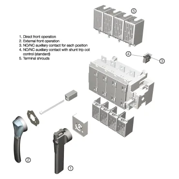 SIDERMAT - Защита, передача и распределение электроэнергии - EXPLODED_VIEW_EXT